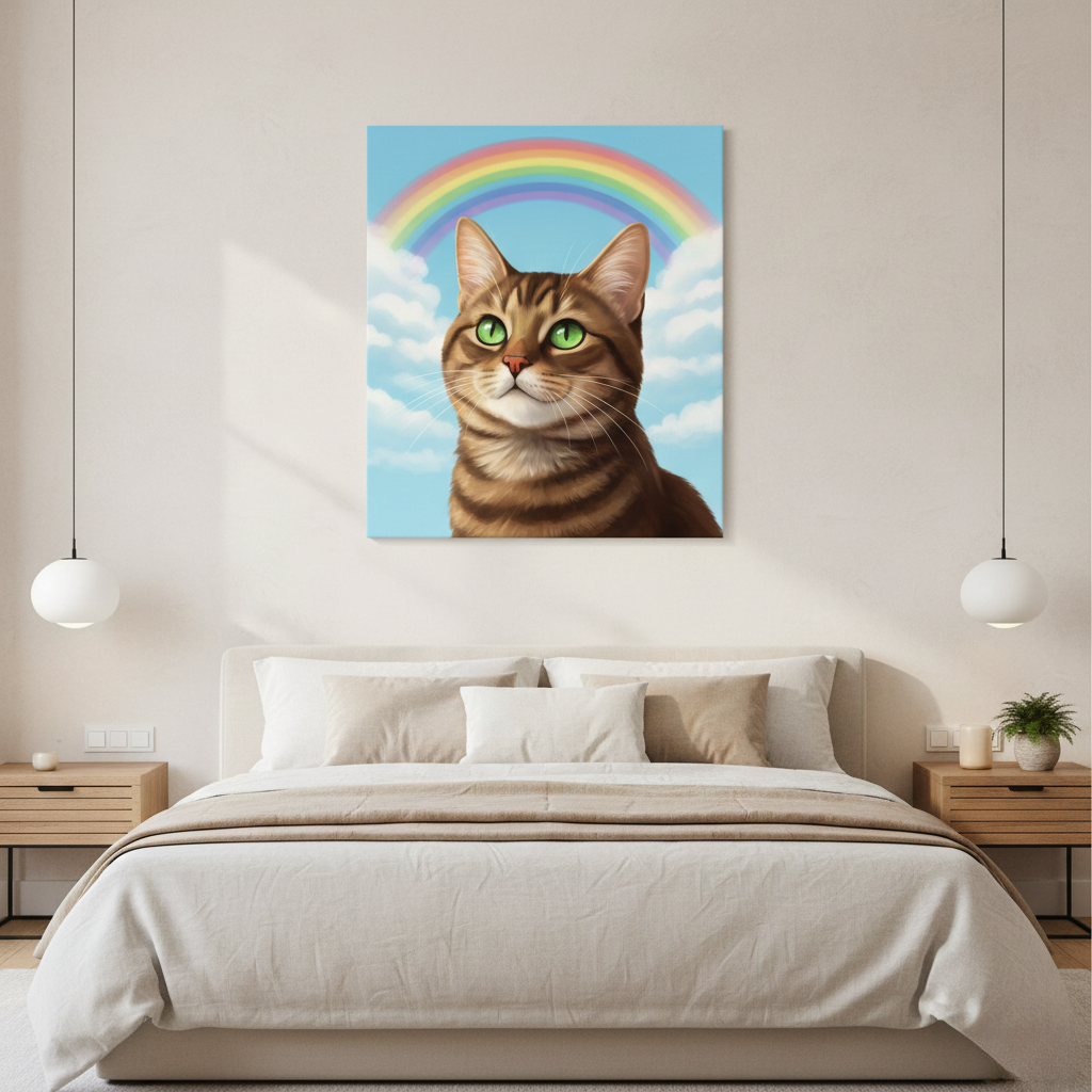 Personalized Pet Memorial Canvas Art