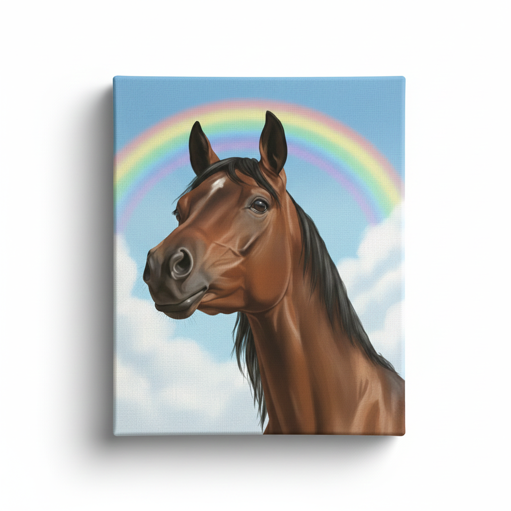 Personalized Pet Memorial Canvas Art