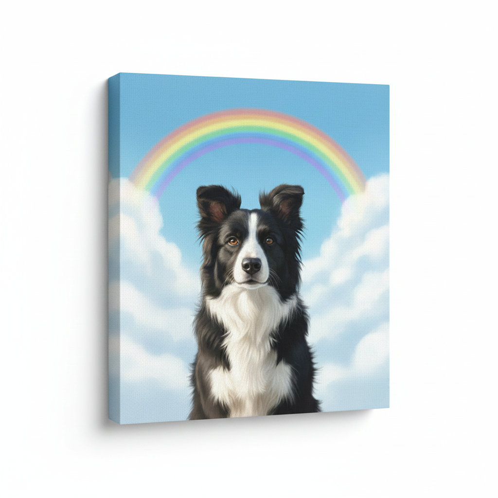 Personalized Pet Memorial Canvas Art