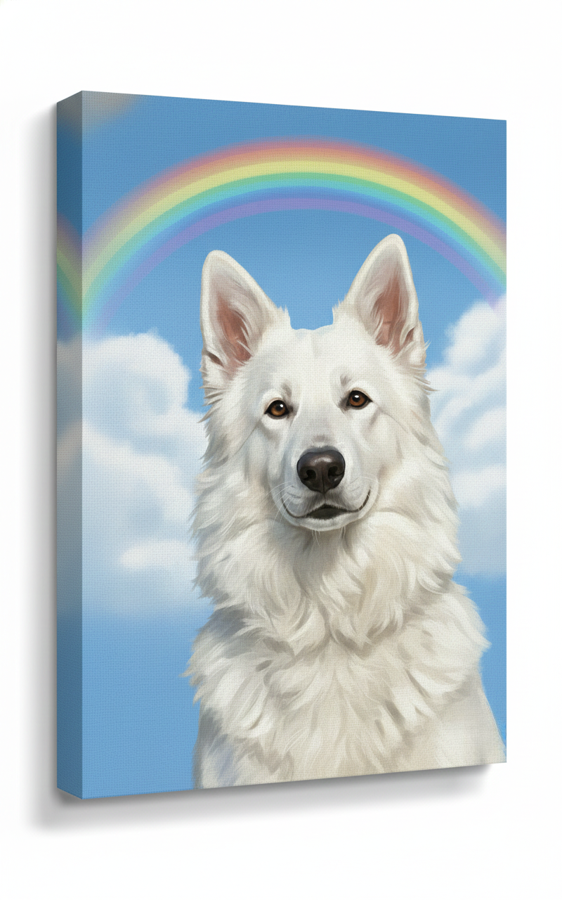 Personalized Pet Memorial Canvas Art