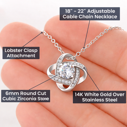 To My Beautiful Daughter — I Pray God Blesses You  — Mother's Day Necklace