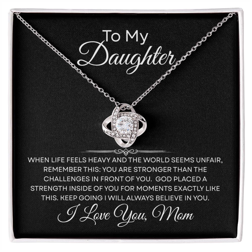 When Life Feels Heavy – Support Necklace for Daughter