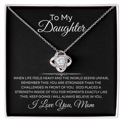 When Life Feels Heavy – Support Necklace for Daughter