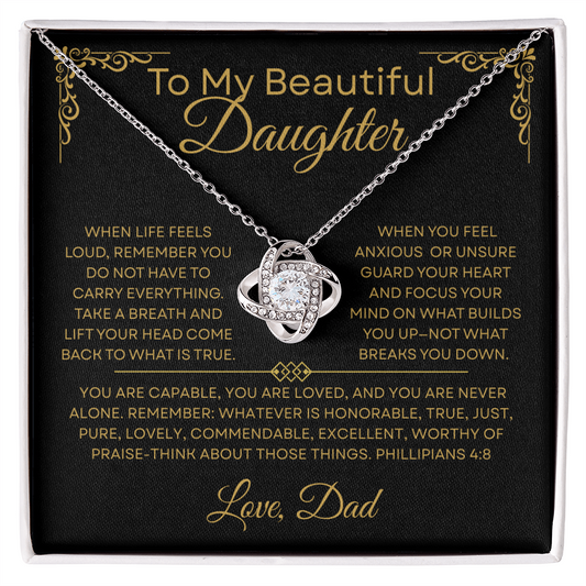 To My Daughter Focus On The Good