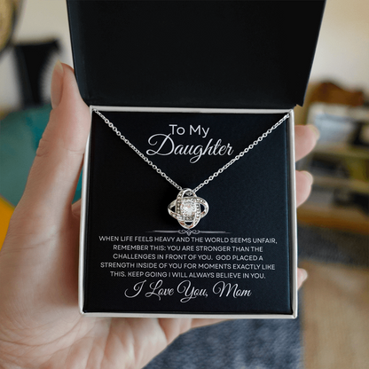 When Life Feels Heavy – Support Necklace for Daughter