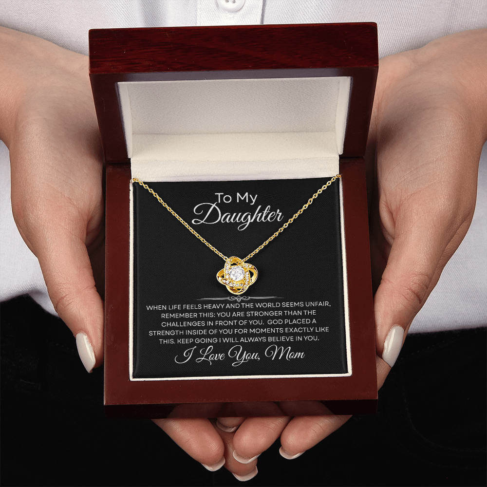 When Life Feels Heavy – Support Necklace for Daughter