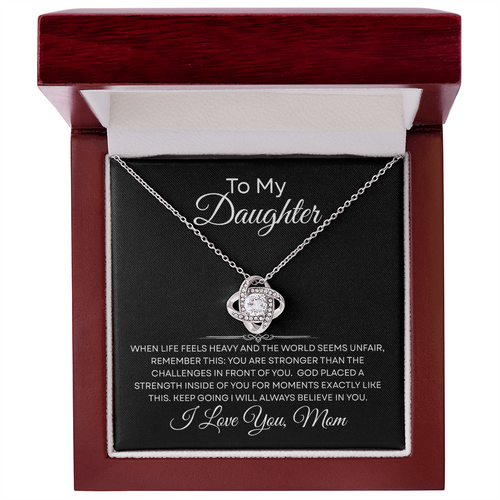 When Life Feels Heavy – Support Necklace for Daughter